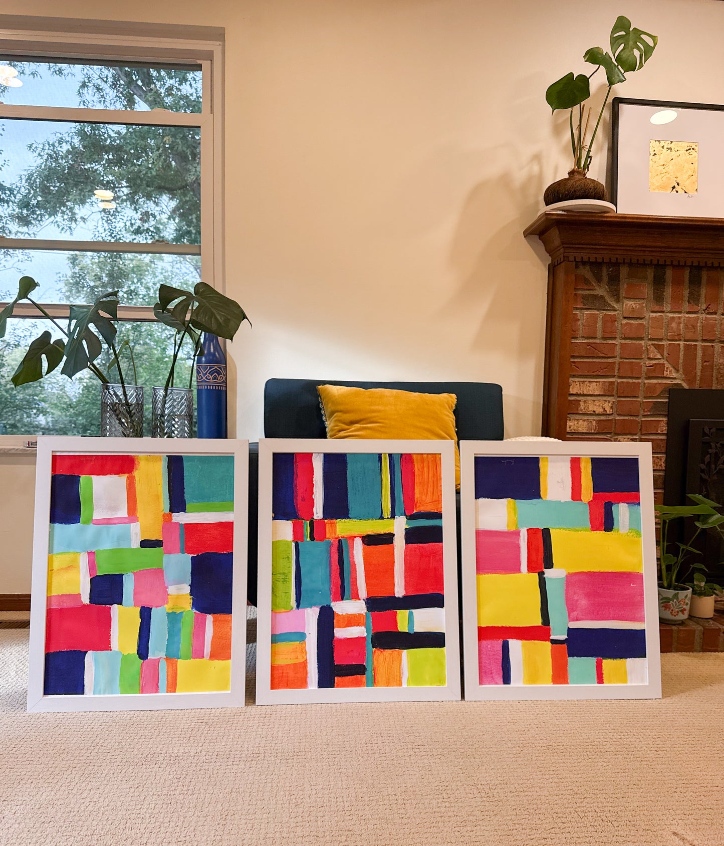 Framed Print - Geomteric Abstract Print 1