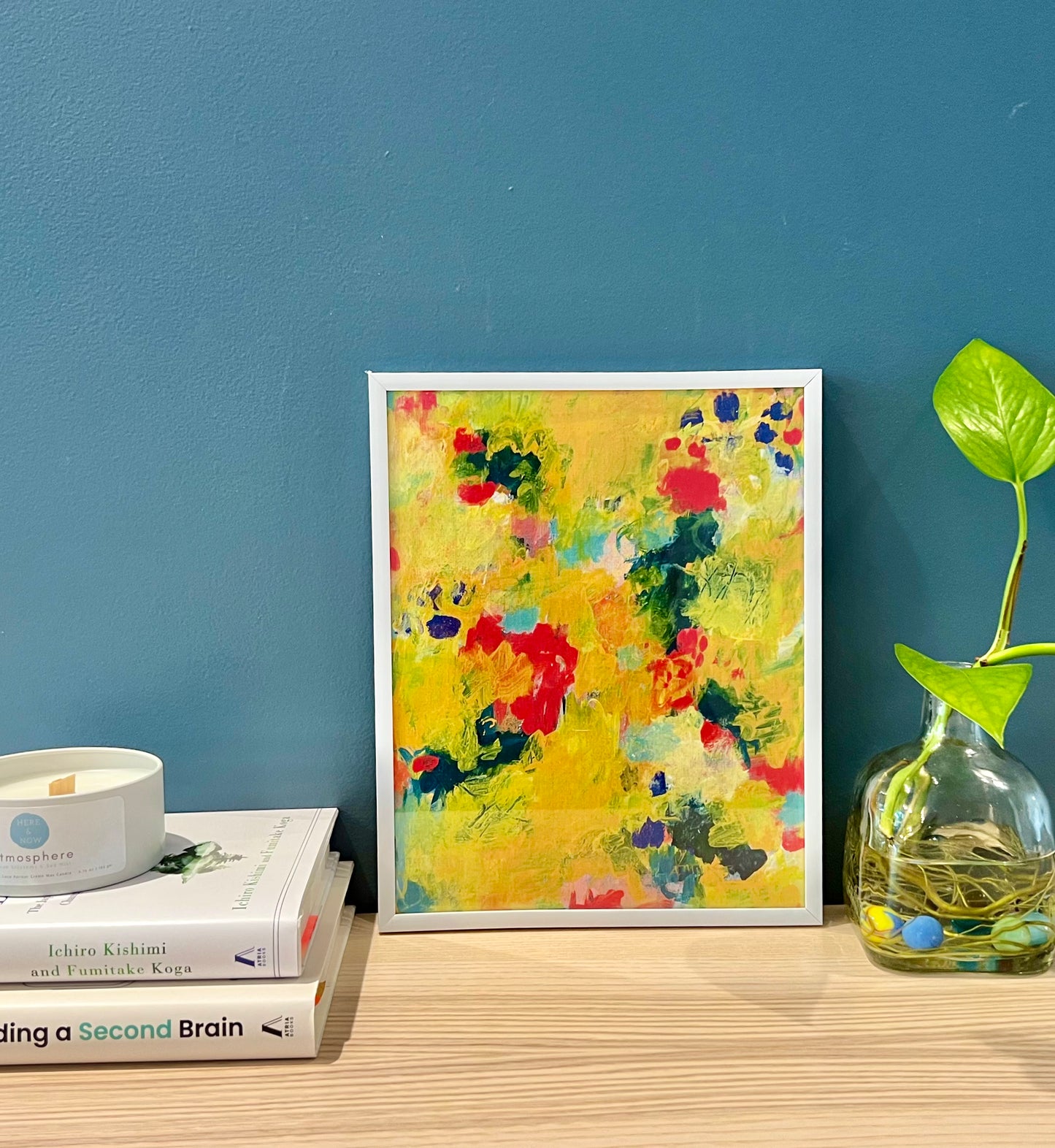 Yellow Abstract Print