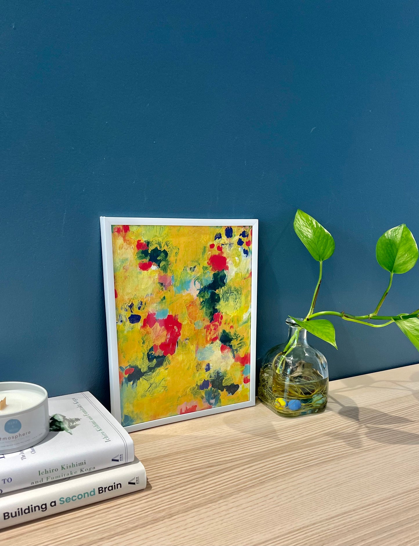 Yellow Abstract Print