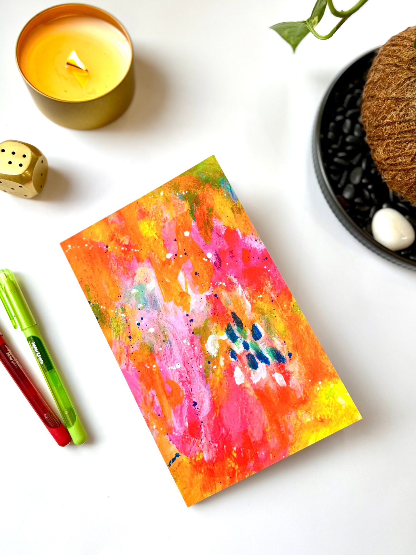 Abstract Sunset Journal - Plain