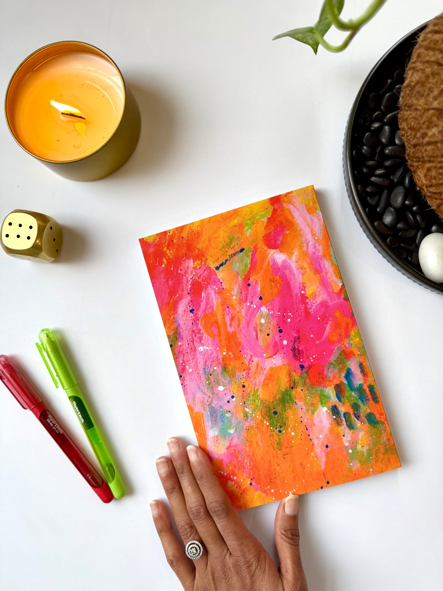 Abstract Sunset Journal - Plain