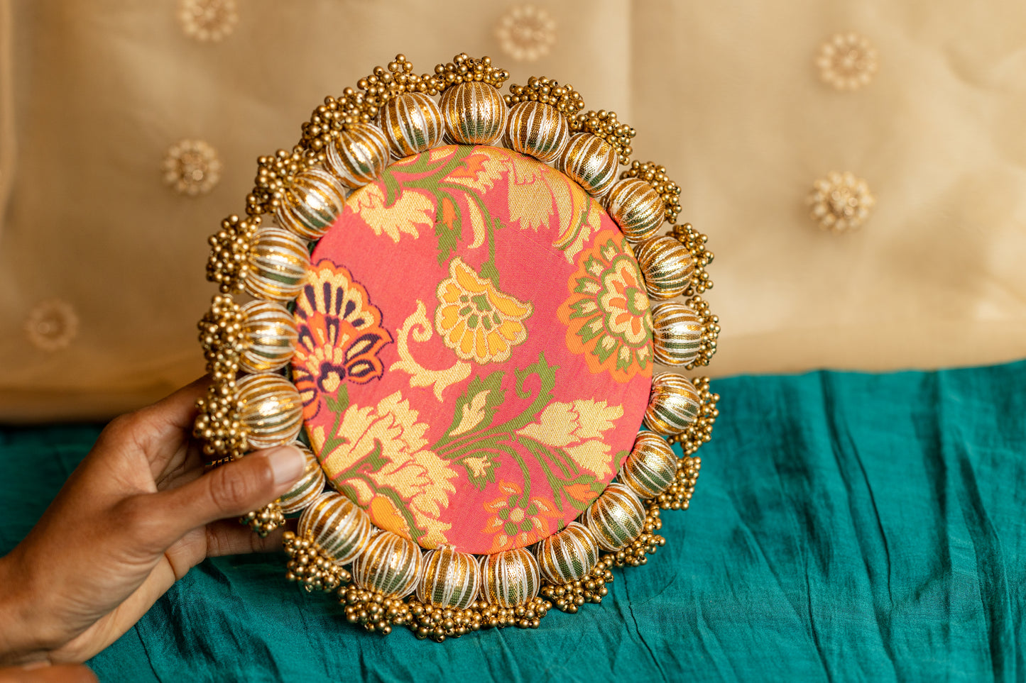 Ethnic Brocade Plate