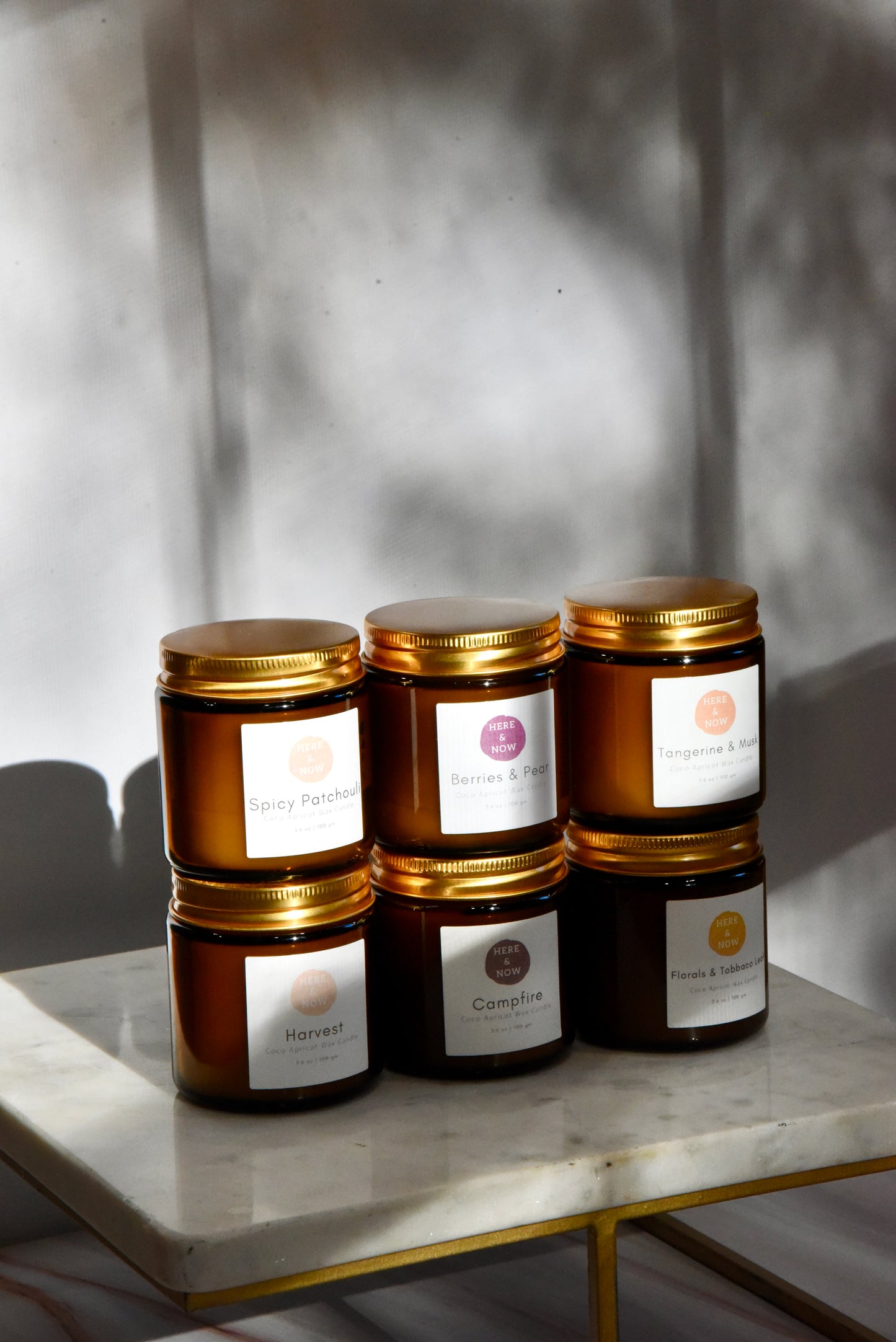 The One Time Minis - Limited Edition Amber Jar Candles