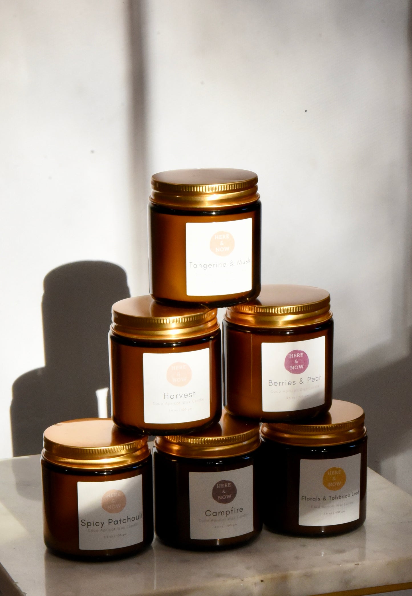 The One Time Minis - Limited Edition Amber Jar Candles