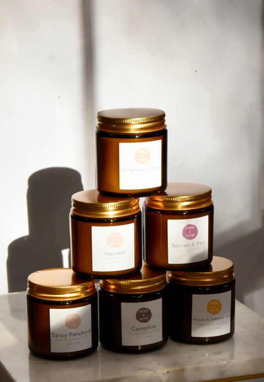 The One Time Minis - Limited Edition Amber Jar Candles