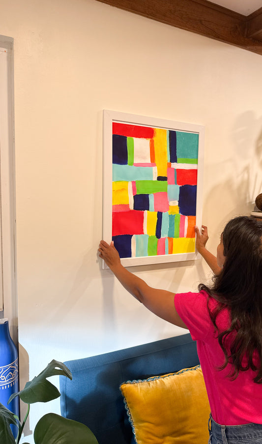 Framed Print - Geomteric Abstract Print 1