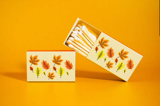 Fall Leaves Match Box